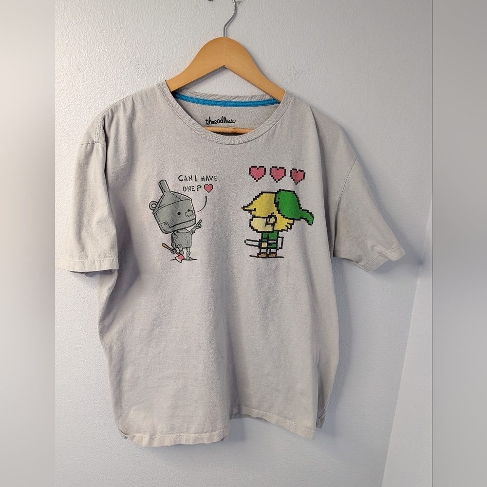 Threadless Heart Seeker Graphic Tee | Legend of Zelda Style‎ | XL Guys